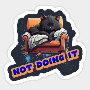 just chillin Sticker